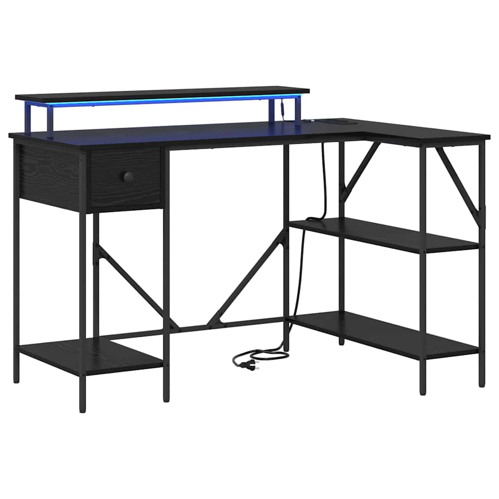 Bureau Chêne noir 120 x 79 x 86.5 cm Bois d'ingénierie - XIOS