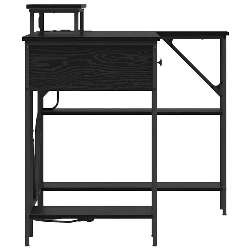 Bureau Chêne noir 120 x 79 x 86.5 cm Bois d'ingénierie - XIOS