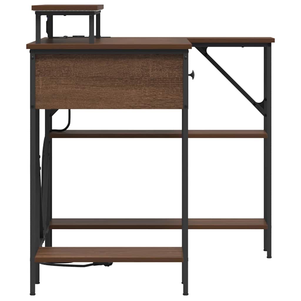 Bureau Chêne marron 120 x 79 x 86.5 cm Bois d'ingénierie - XIOS