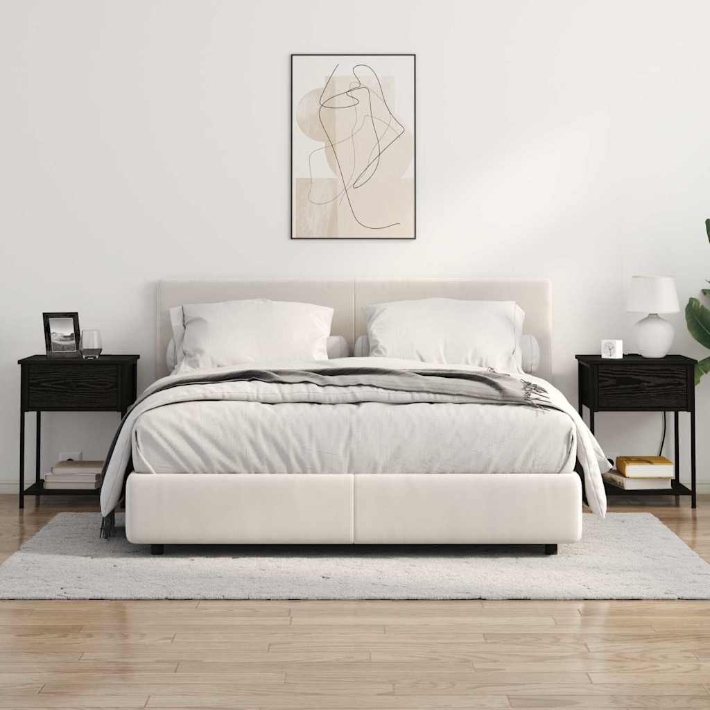 Cabinet de chevet Chêne noir 42 x 41 x 56 cm Bois d'ingénierie