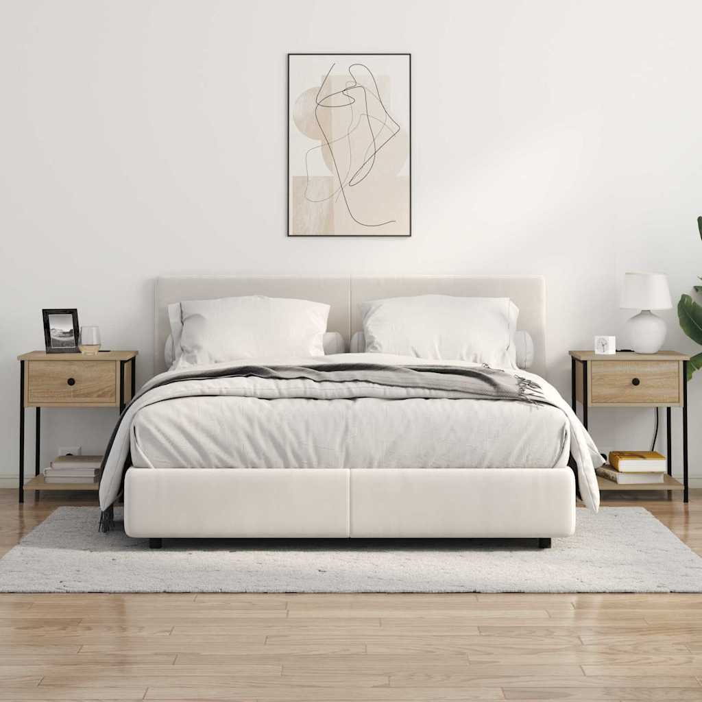 Cabinet de chevet 2 pcs Chêne sonoma 42 x 41 x 56 cm