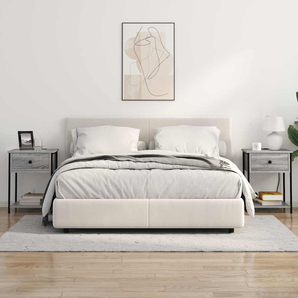 Cabinet de chevet Sonoma gris 42 x 41 x 56 cm Bois d'ingénierie