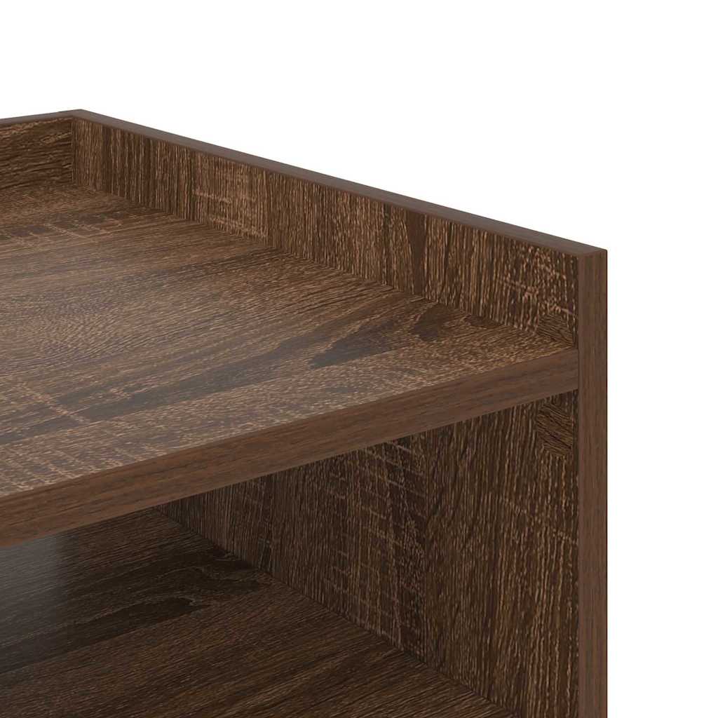 Table de chevet Chêne marron 40 x 40 x 61 cm Bois d'ingénierie