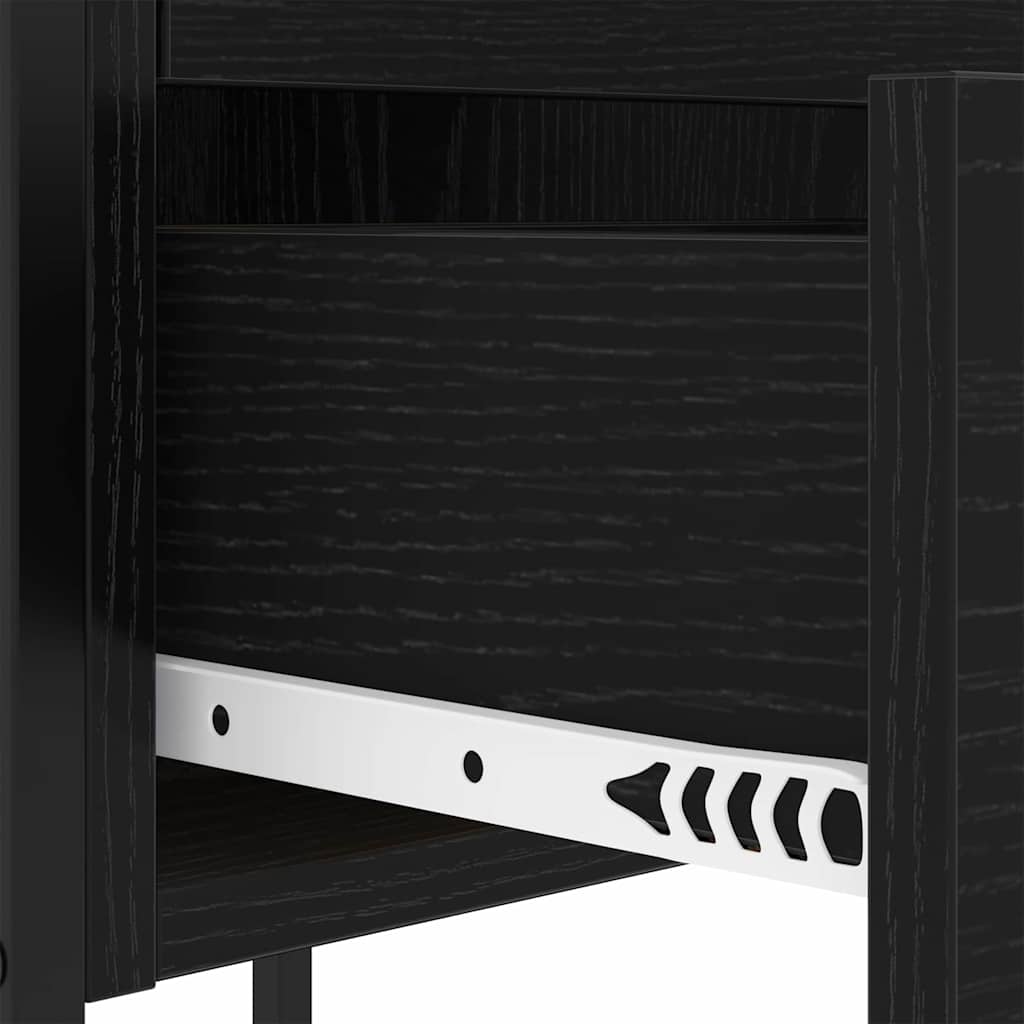 Cabinet de chevet Chêne noir 42 x 41 x 61 cm Bois d'ingénierie