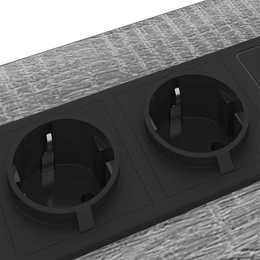 Cabinet de chevet avec tiroir 2 pcs Sonoma gris 42 x 41 x 61 cm