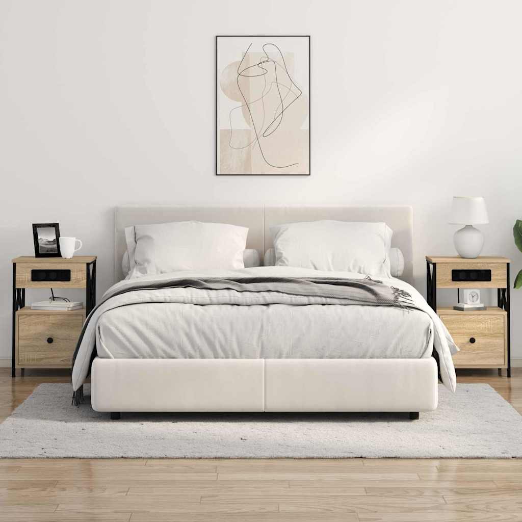 Cabinet de chevet avec tiroir Chêne sonoma 40 x 31 x 60 cm