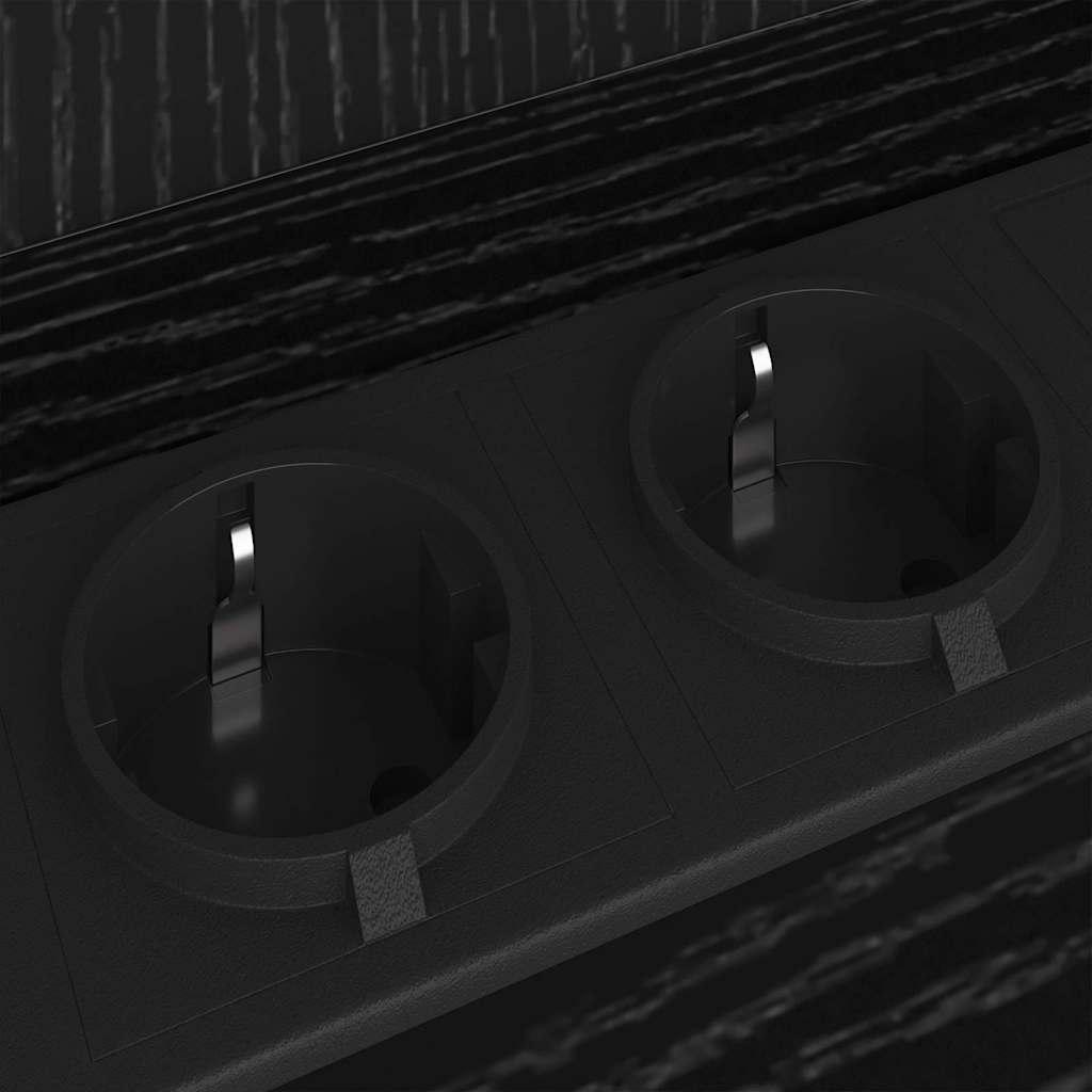 Cabinet de chevet Chêne noir 55 x 31 x 76 cm Bois d'ingénierie