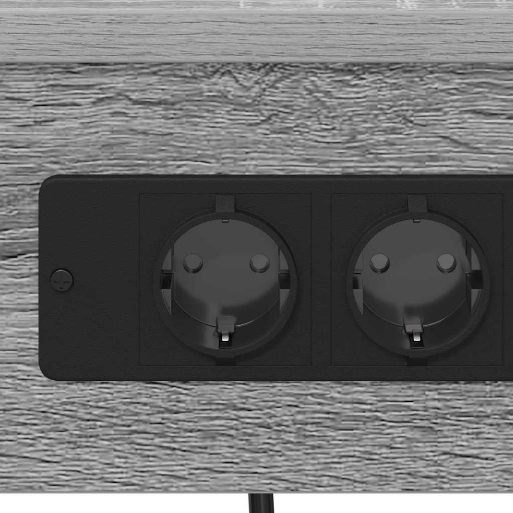 Cabinet de chevet 2 pcs Sonoma gris 41 x 31 x 76 cm - XIOS