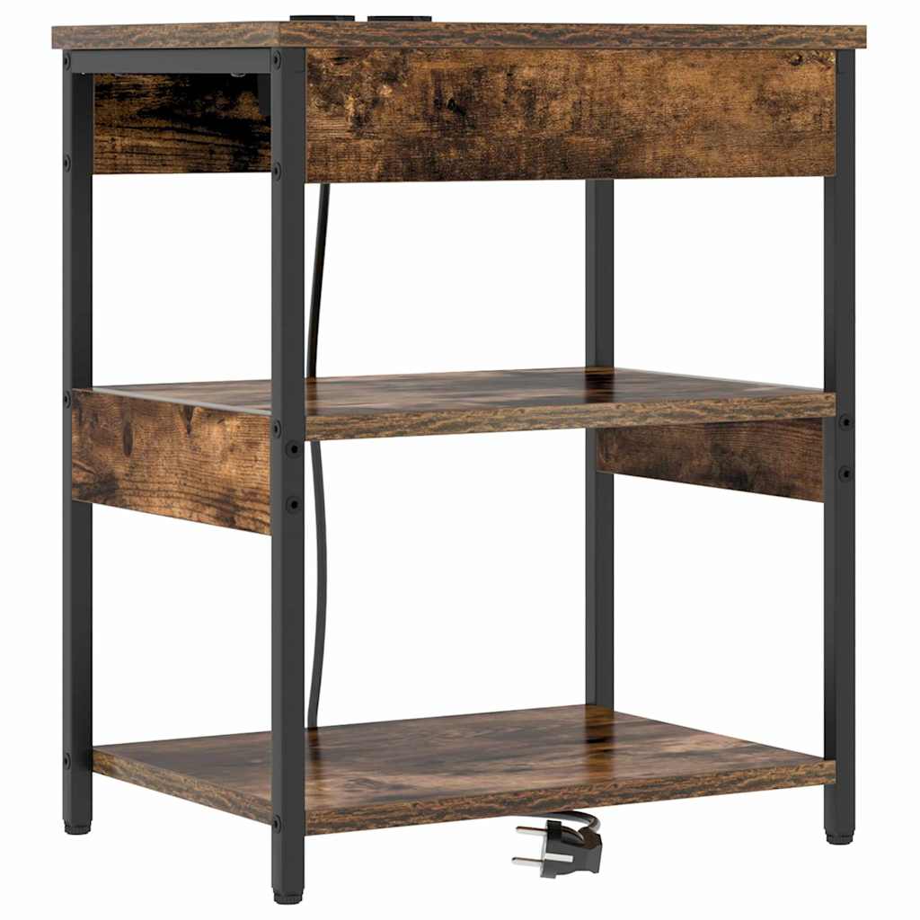 Cabinet de chevet Chêne fumé Bois d'ingénierie - XIOS