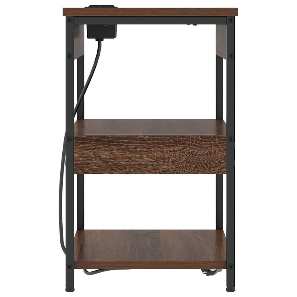 Cabinet de chevet Chêne marron Bois d'ingénierie - XIOS