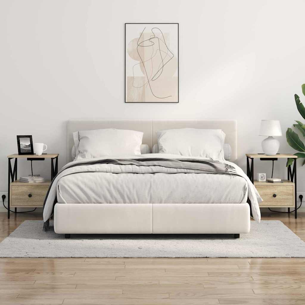 Cabinet de chevet avec tiroir Chêne sonoma 41.5 x 40.5 x 55 cm - XIOS