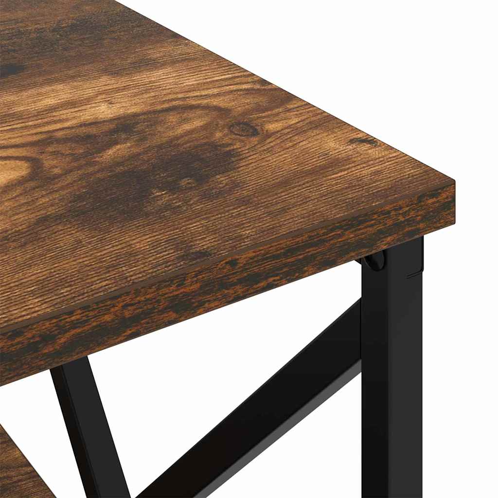 Cabinet de chevet avec tiroir Chêne fumé 41.5 x 40.5 x 55 cm - XIOS