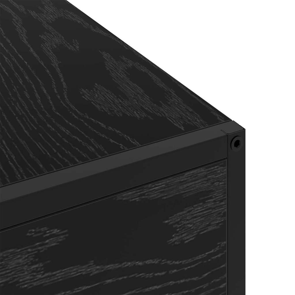 Cabinet de chevet Chêne noir 40 x 27 x 76 cm Bois d'ingénierie - XIOS