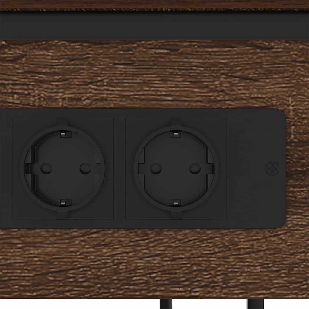 Cabinet de chevet Chêne marron 41 x 28 x 76 cm - XIOS