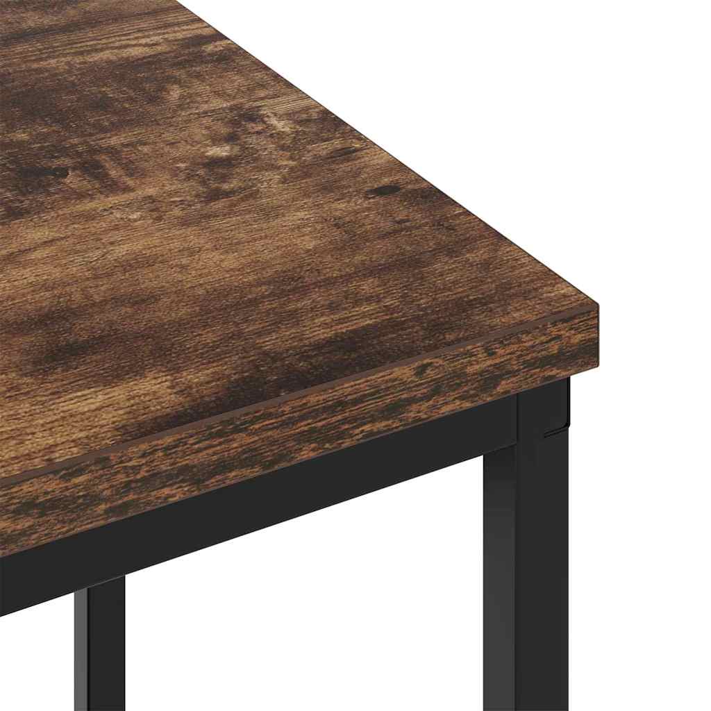 Table de chevet Chêne fumé 38 x 30 x 48 cm Bois d'ingénierie - XIOS