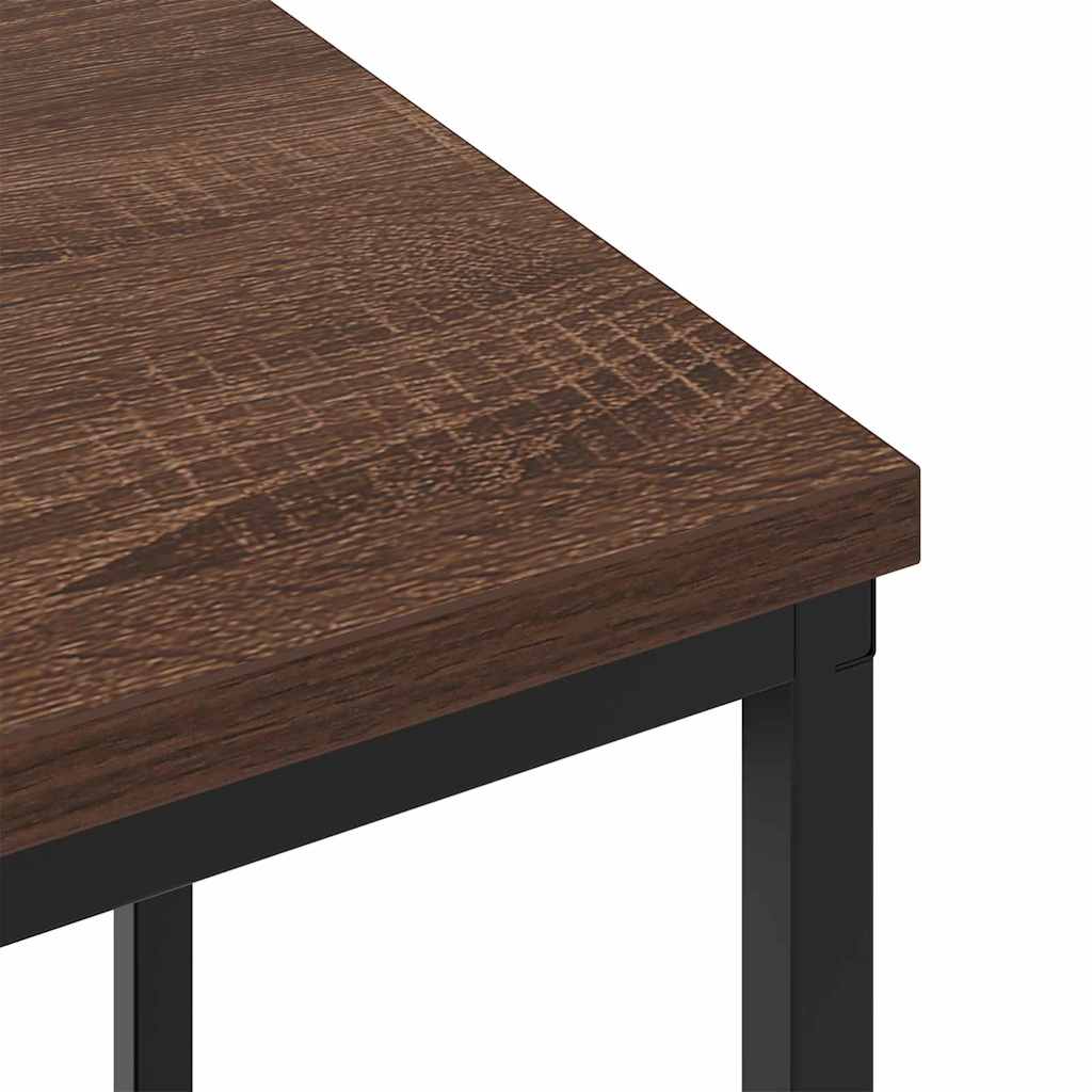 Table de chevet Chêne marron 38 x 30 x 48 cm Bois d'ingénierie - XIOS