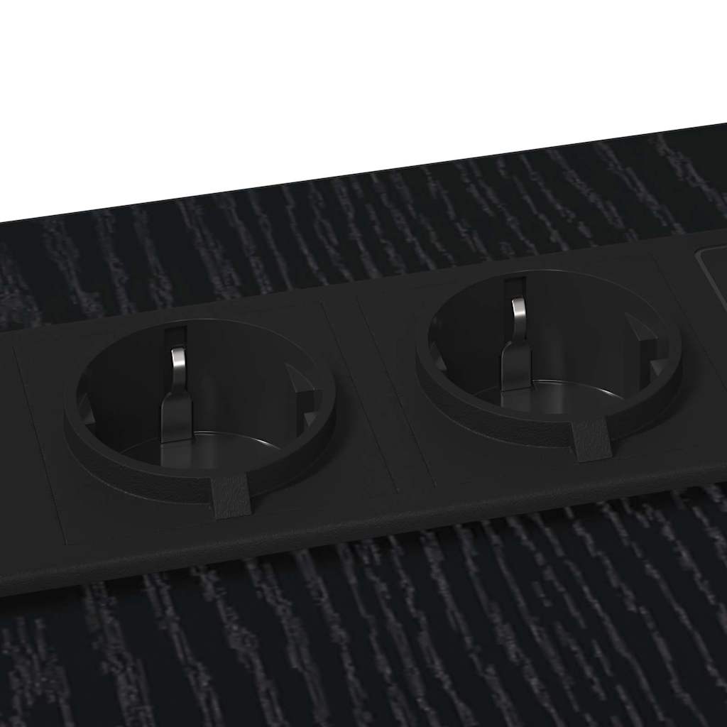 Table de chevet Chêne noir 41.5 x 26 x 60.5 cm - XIOS