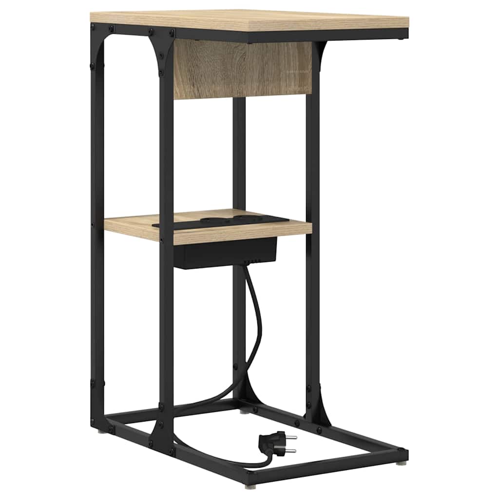 Table de chevet Chêne sonoma 41.5 x 26 x 60.5 cm - XIOS