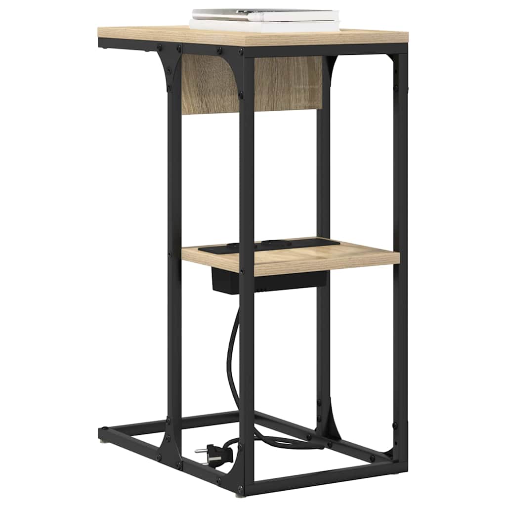 Table de chevet Chêne sonoma 41.5 x 26 x 60.5 cm - XIOS