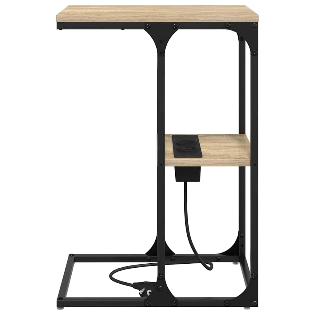 Table de chevet Chêne sonoma 41.5 x 26 x 60.5 cm - XIOS