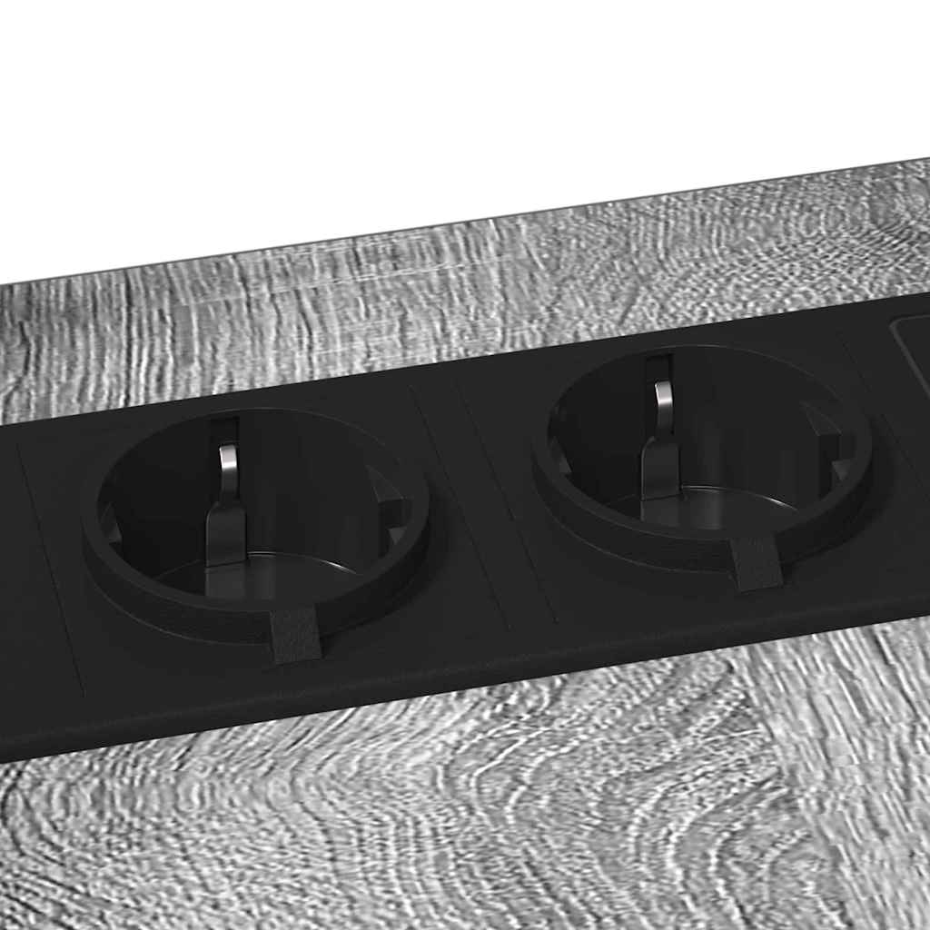 Table de chevet Sonoma gris 41.5 x 26 x 60.5 cm - XIOS