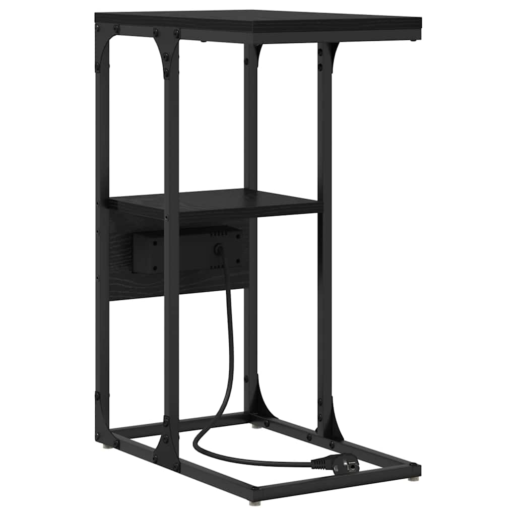 Cabinet de chevet avec tiroir Chêne noir 41.5 x 26 x 60.5 cm - XIOS