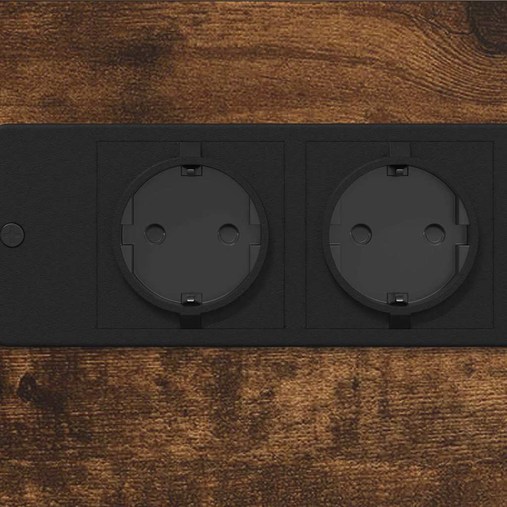 Cabinet de chevet avec tiroir Chêne fumé 41.5 x 26 x 60.5 cm - XIOS