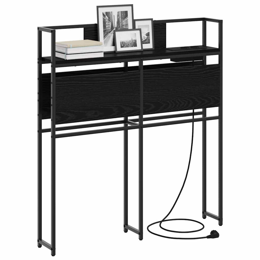 Tête de lit de rangement Chêne noir 75 cm Bois d'ingénierie - XIOS