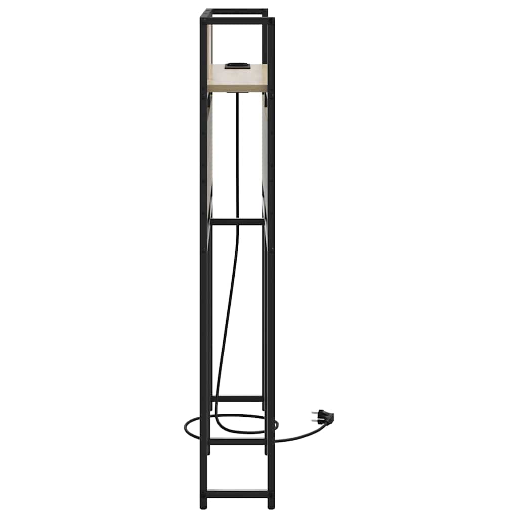 Tête de lit de rangement Chêne sonoma 80 cm Bois d'ingénierie - XIOS