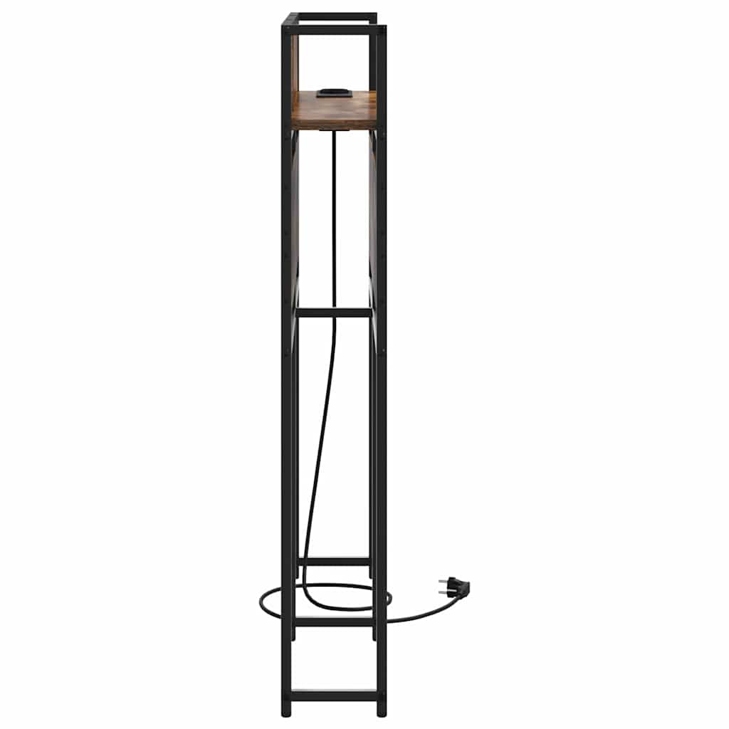 Tête de lit de rangement Chêne fumé 80 cm Bois d'ingénierie - XIOS