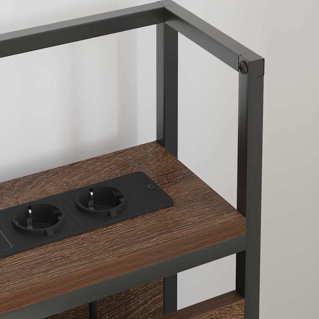 Tête de lit de rangement Chêne marron 100 cm Bois d'ingénierie - XIOS