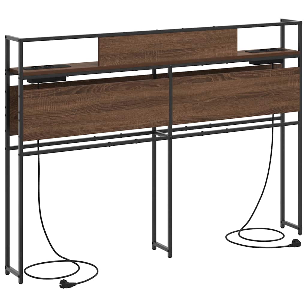 Tête de lit de rangement Chêne marron 140 cm Bois d'ingénierie - XIOS