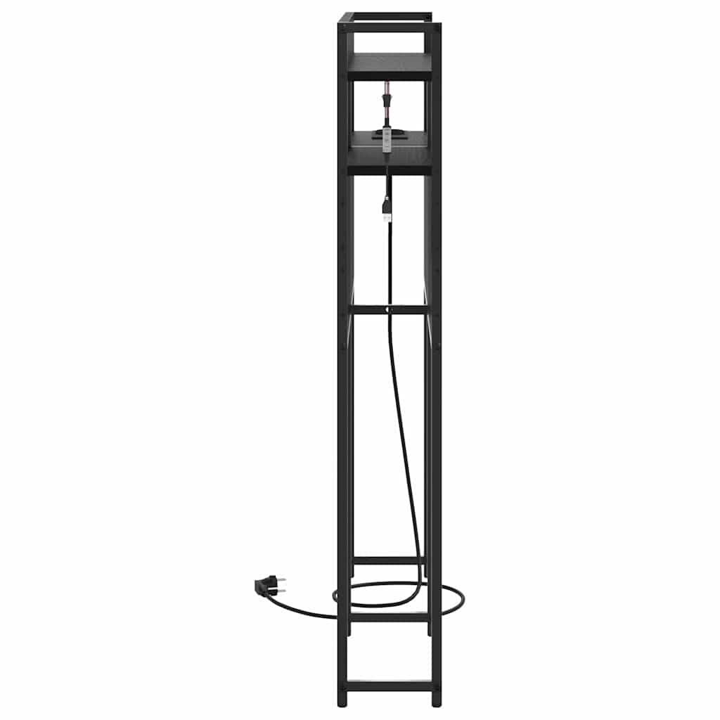 Tête de lit avec étagère Chêne noir 90 cm Bois d'ingénierie - XIOS