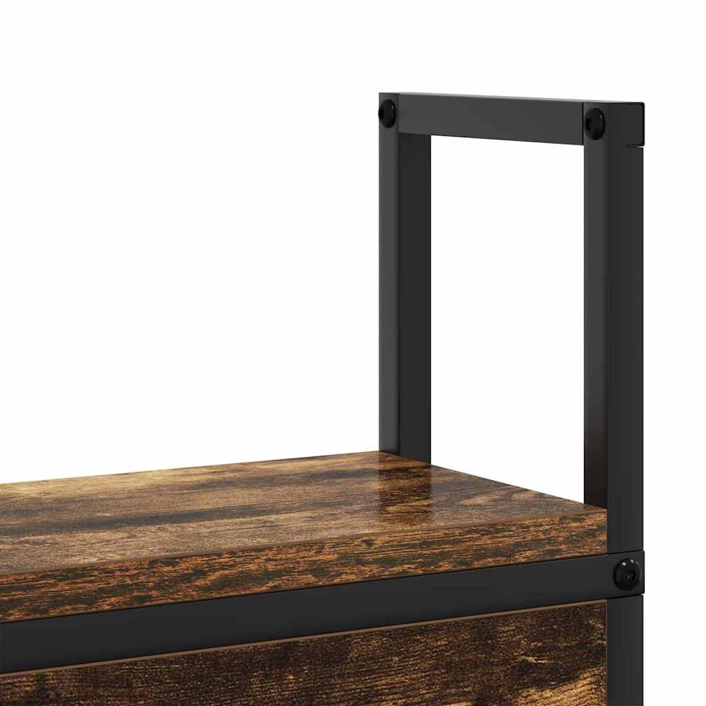 Headboard de Rangement avec Station de Charge Chêne fumé 100 cm