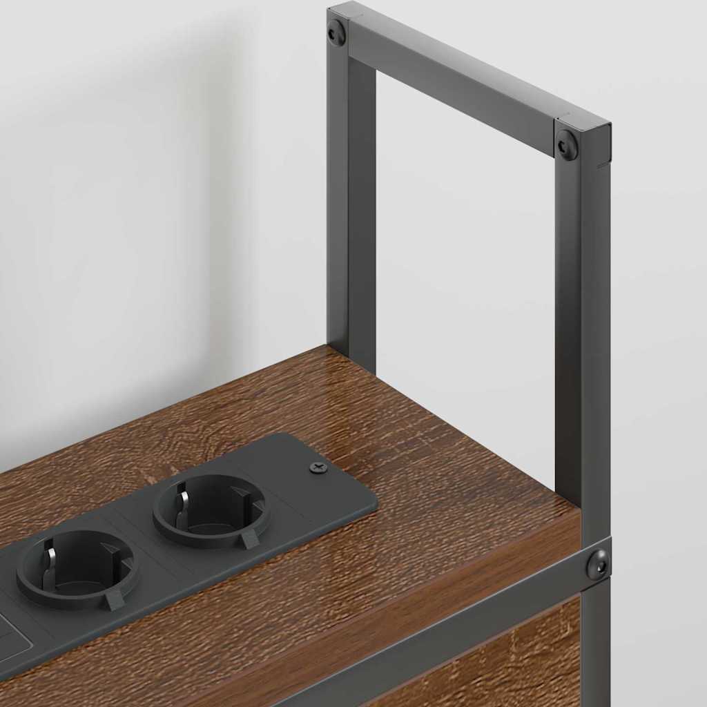 Headboard de Rangement avec Station de Charge Chêne marron - XIOS