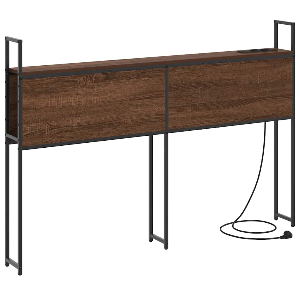 Headboard de Rangement avec Station de Charge Chêne marron - XIOS