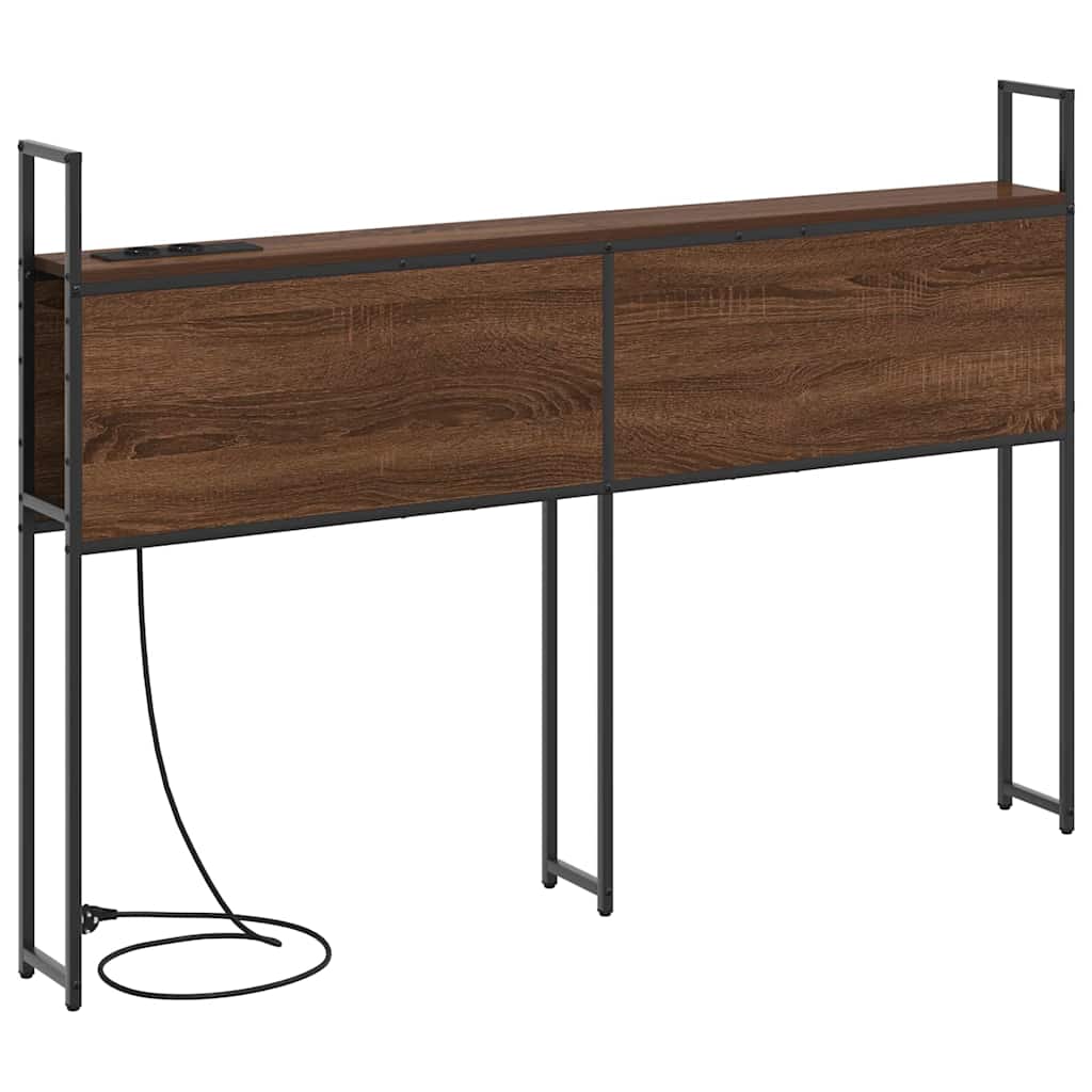 Headboard de Rangement avec Station de Charge Chêne marron - XIOS