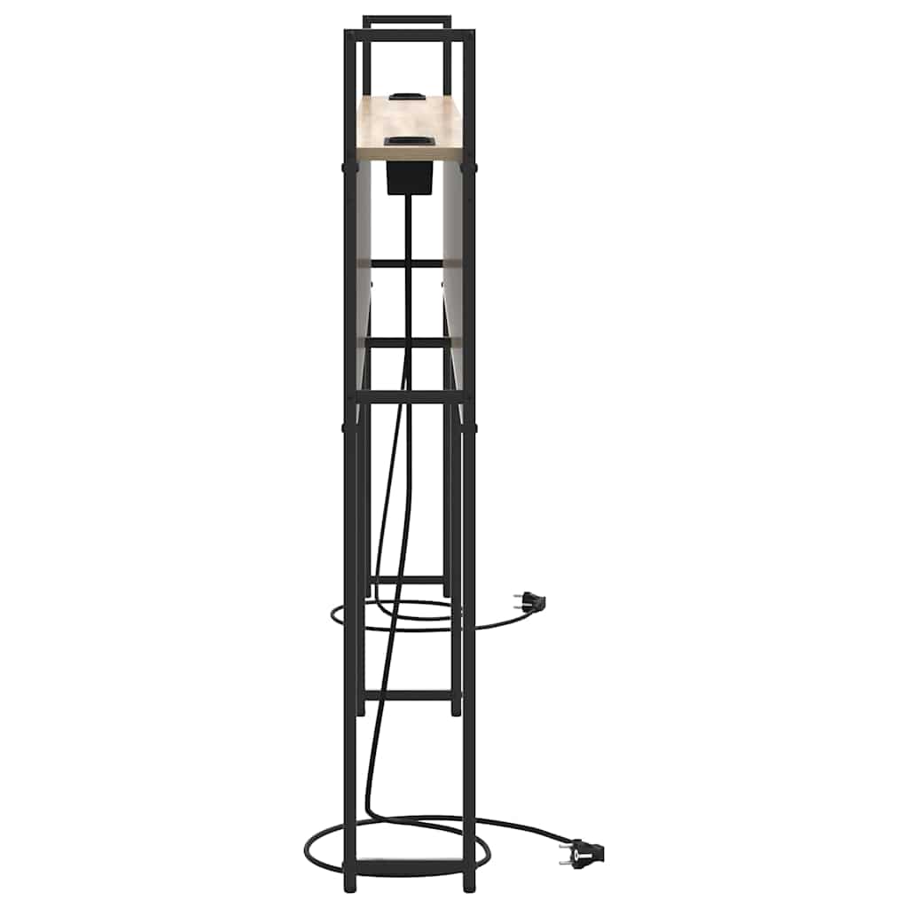 Headboard de Rangement avec Station de Charge Chêne sonoma - XIOS