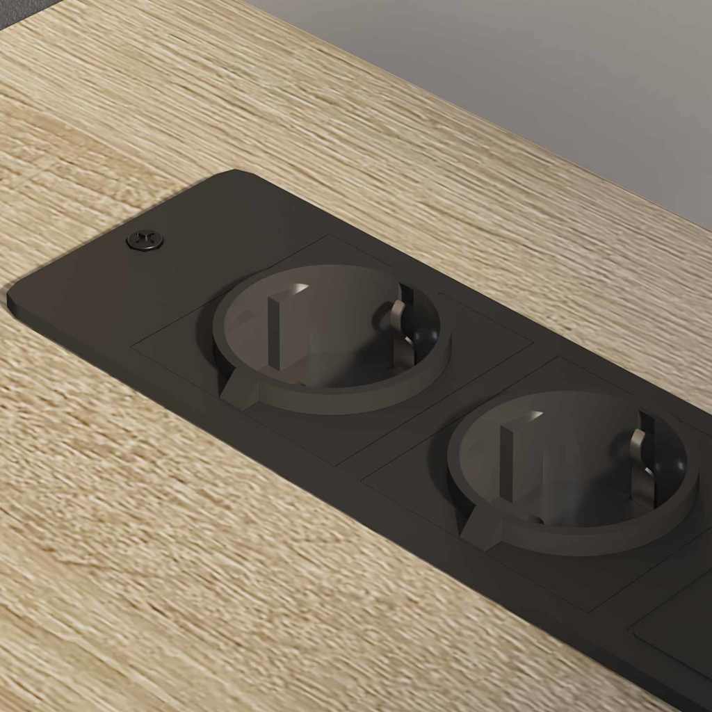 Cabinet de Bureau avec roue Chêne sonoma 76 x 41 x 72 cm - XIOS