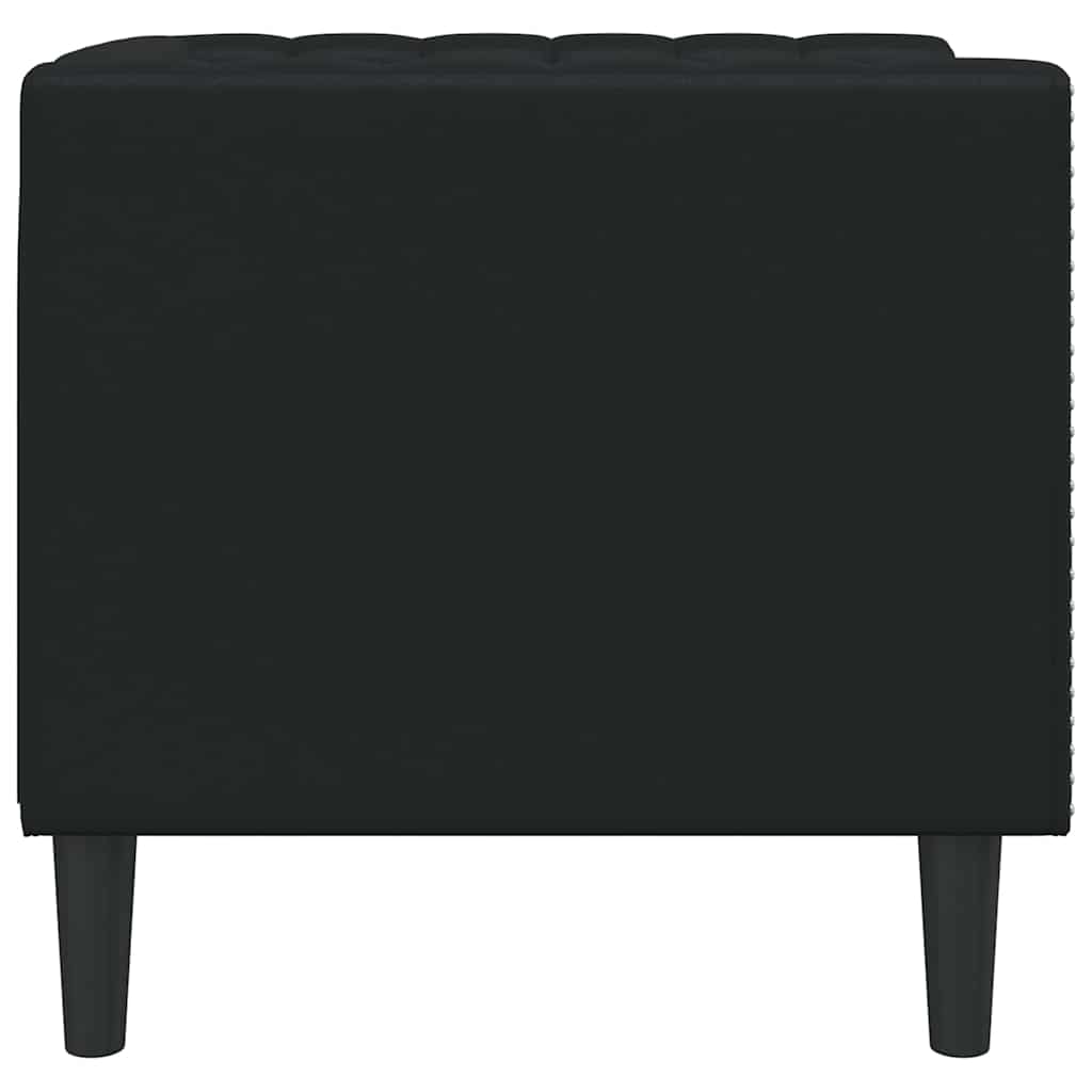 Fauteuil Chesterfield Argyle Noir 71 x 74.5 x 70.5 cm Faux cuir - XIOS