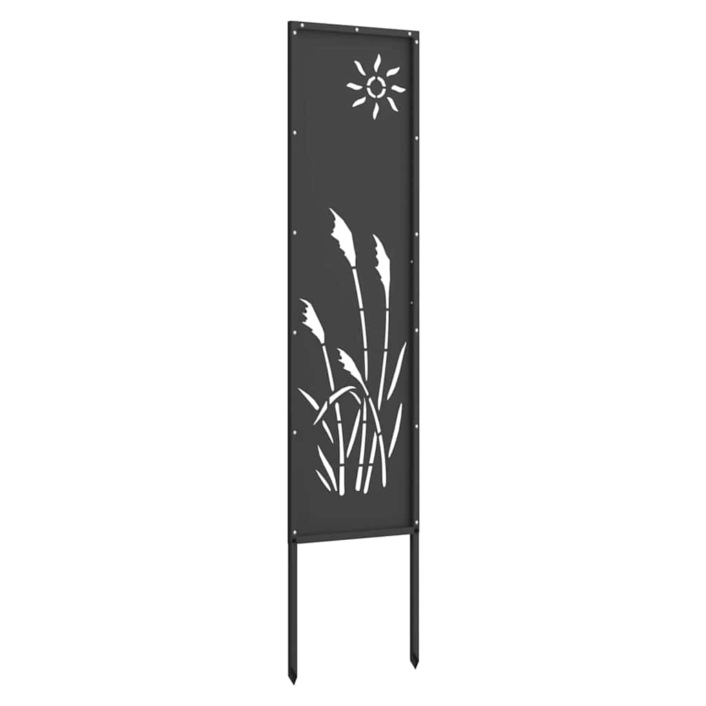 Écran de confidentialité de jardin Fretwork Noir 32 x 140 cm - XIOS