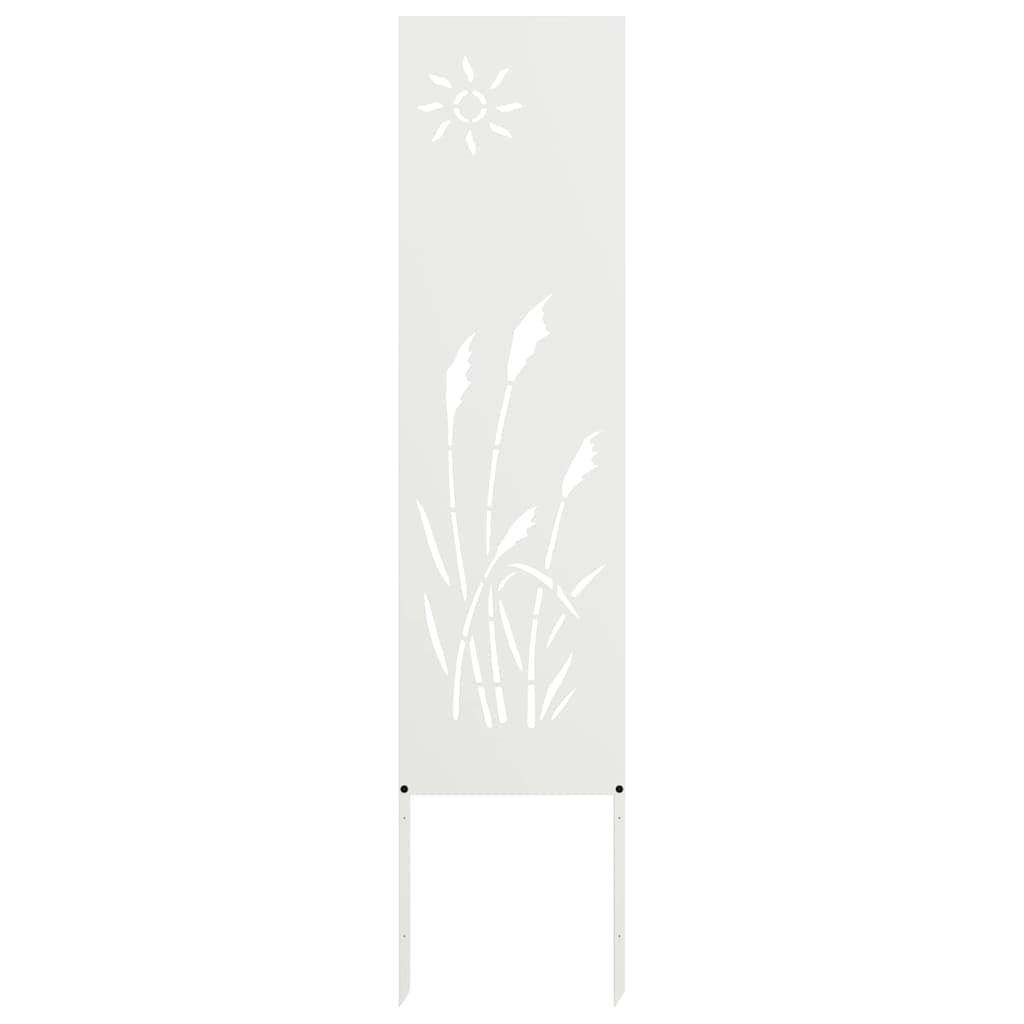 Écran de confidentialité de jardin Fretwork Blanc 32 x 140 cm - XIOS