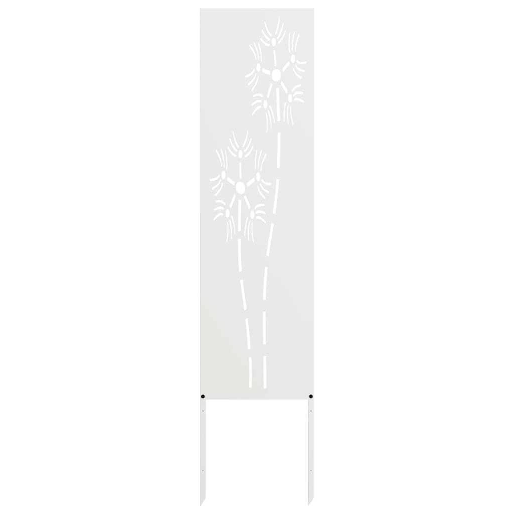 Écran de confidentialité de jardin Fretwork Blanc 32 x 140 cm - XIOS