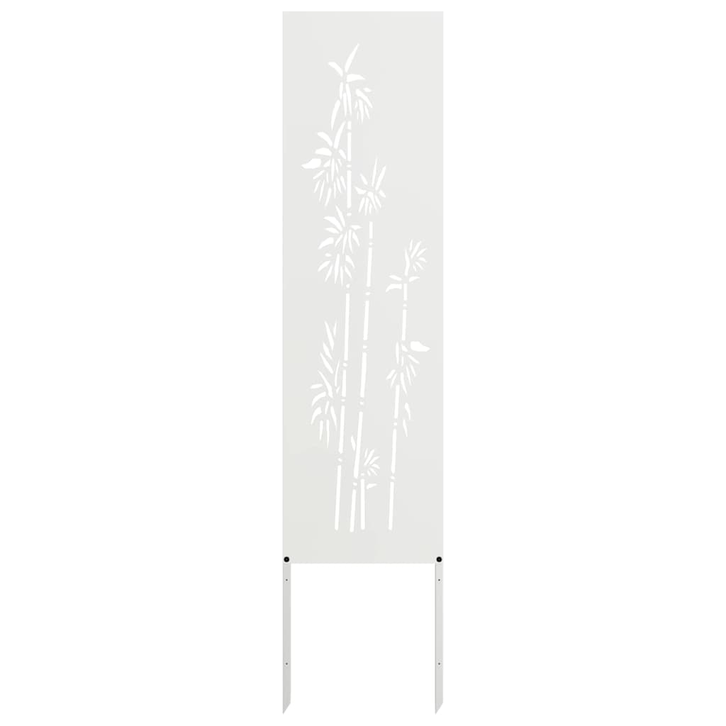 Écran de confidentialité de jardin Floral Blanc 32 x 140 cm - XIOS