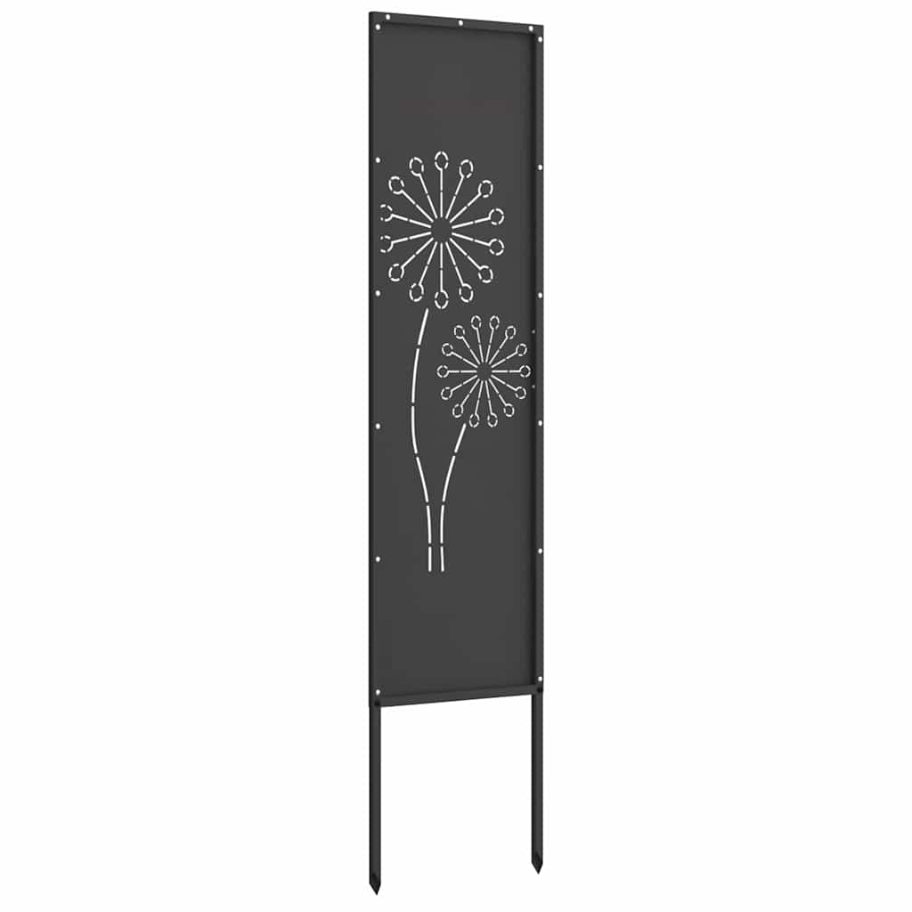 Écran de confidentialité de jardin Fretwork Noir 32 x 140 cm - XIOS