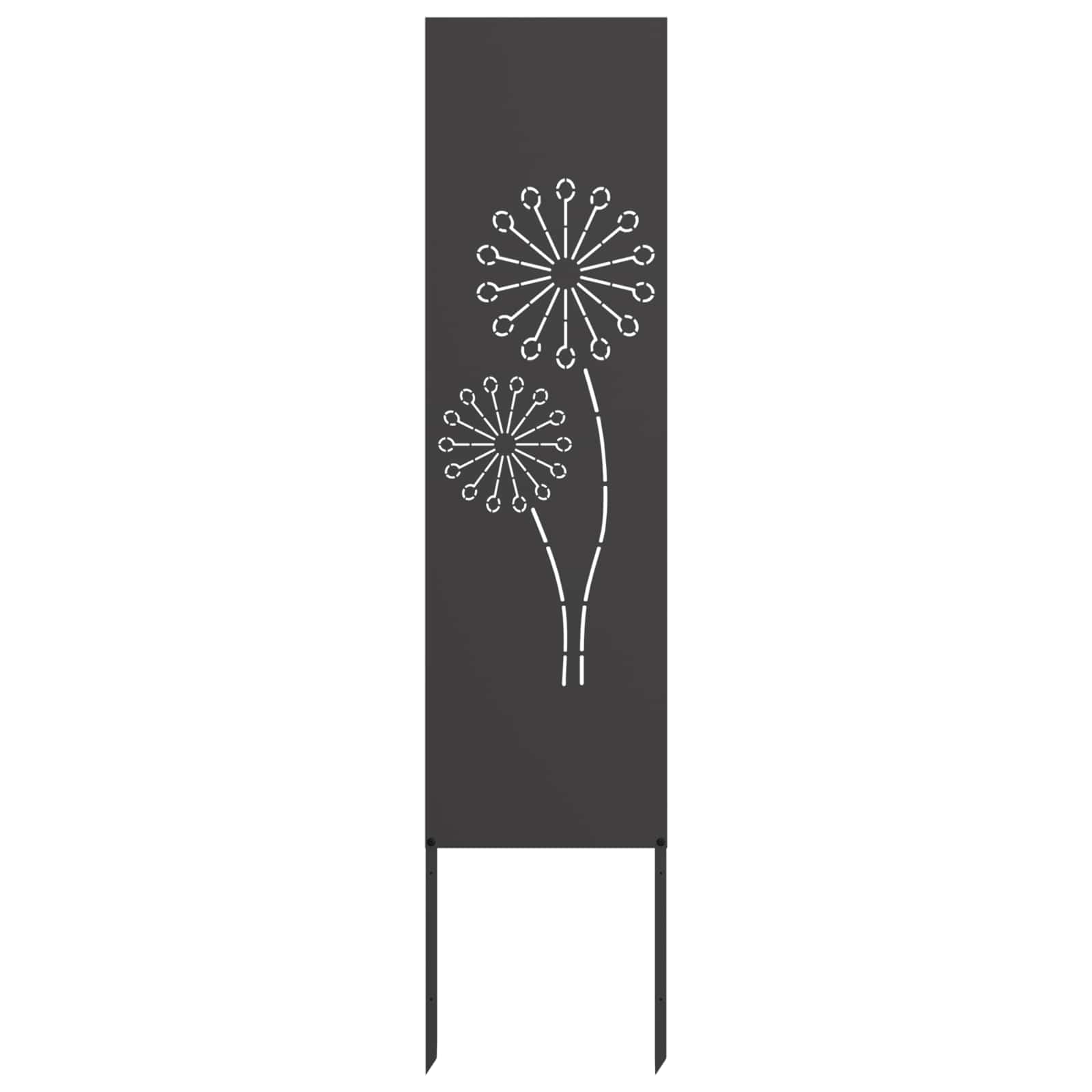 Écran de confidentialité de jardin Fretwork Noir 32 x 140 cm - XIOS