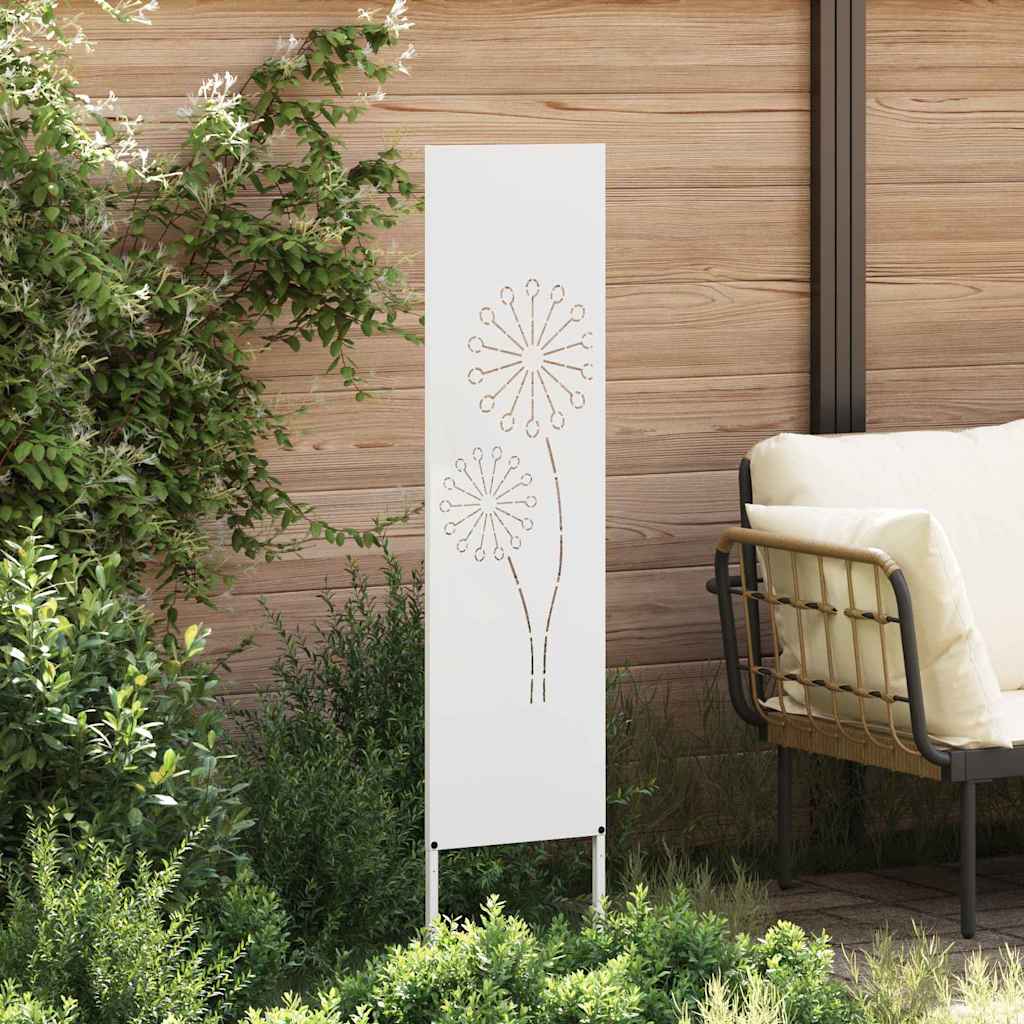 Écran de confidentialité de jardin Fretwork Blanc 32 x 140 cm - XIOS