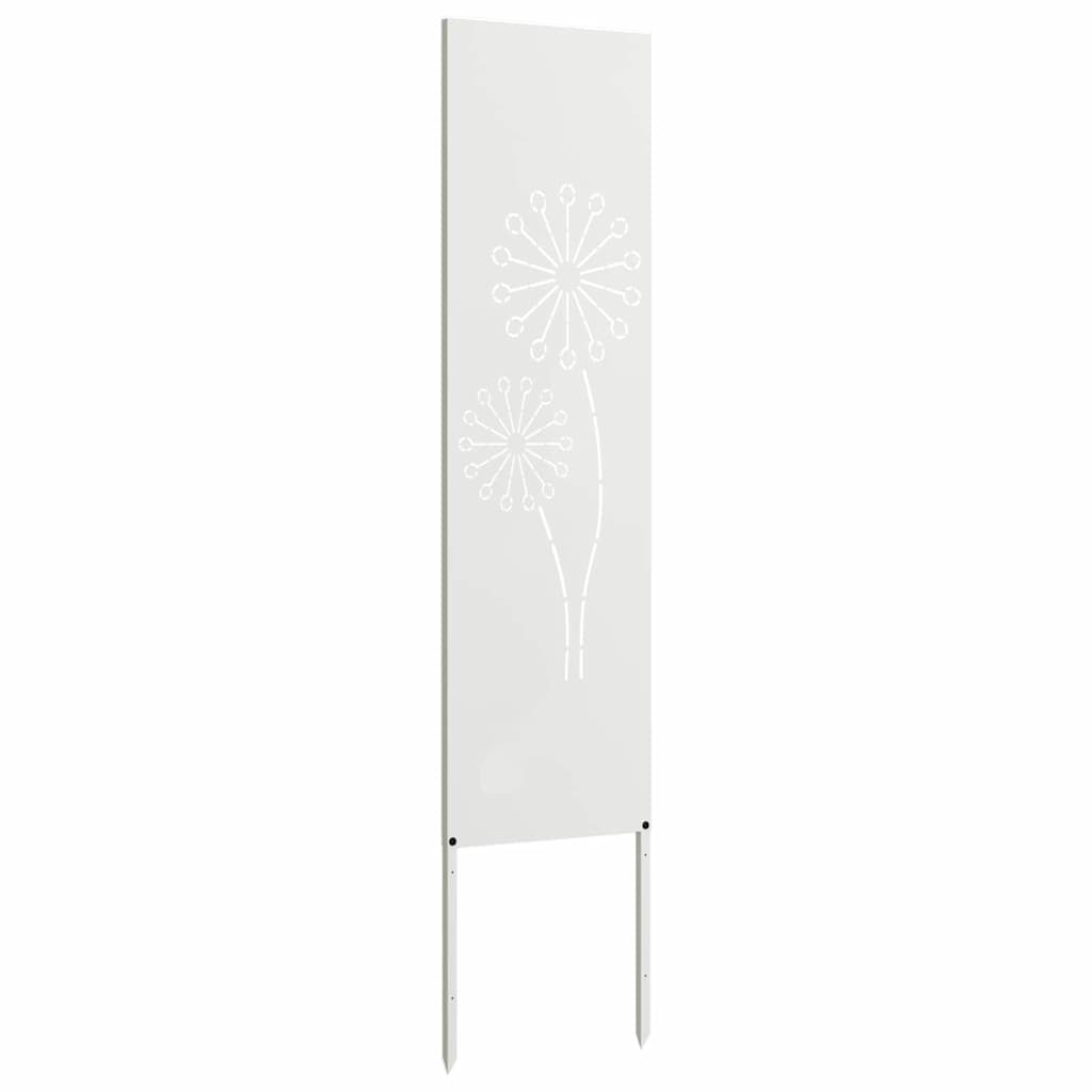 Écran de confidentialité de jardin Fretwork Blanc 32 x 140 cm - XIOS