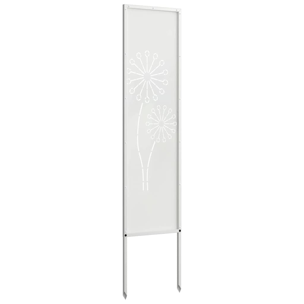 Écran de confidentialité de jardin Fretwork Blanc 32 x 140 cm - XIOS