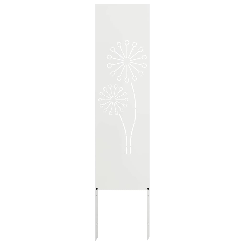 Écran de confidentialité de jardin Fretwork Blanc 32 x 140 cm - XIOS